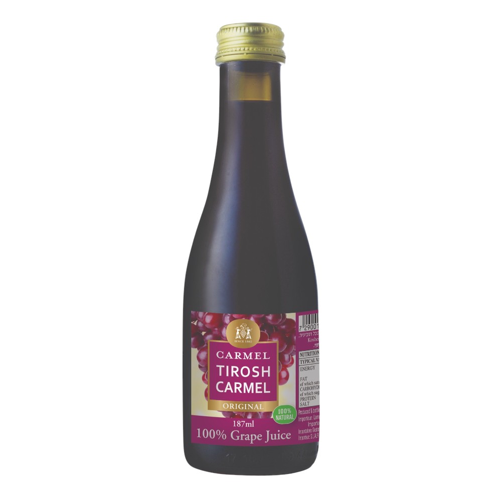 Carmel Tirosh Grape Juice 187ML