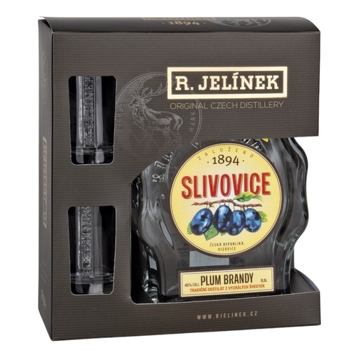 [05780] Jelinek Slivovitz White +2 Glasses