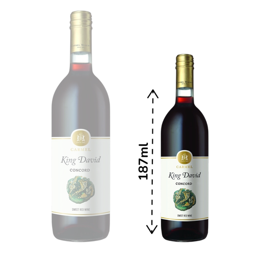 Carmel King David Sweet Red Wine 187ML